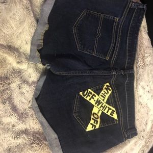 Custom painted shorts